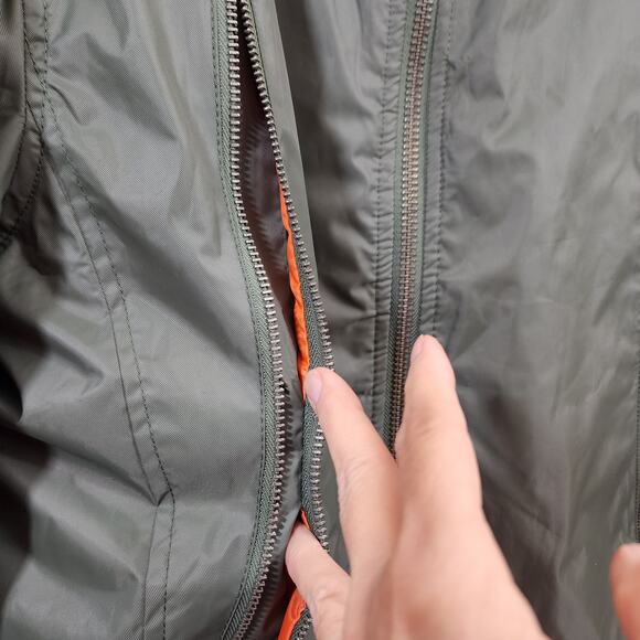 Jordan Craig Legacy edition quilted lined bomber jacket army green men's size L - Picture 6 of 14